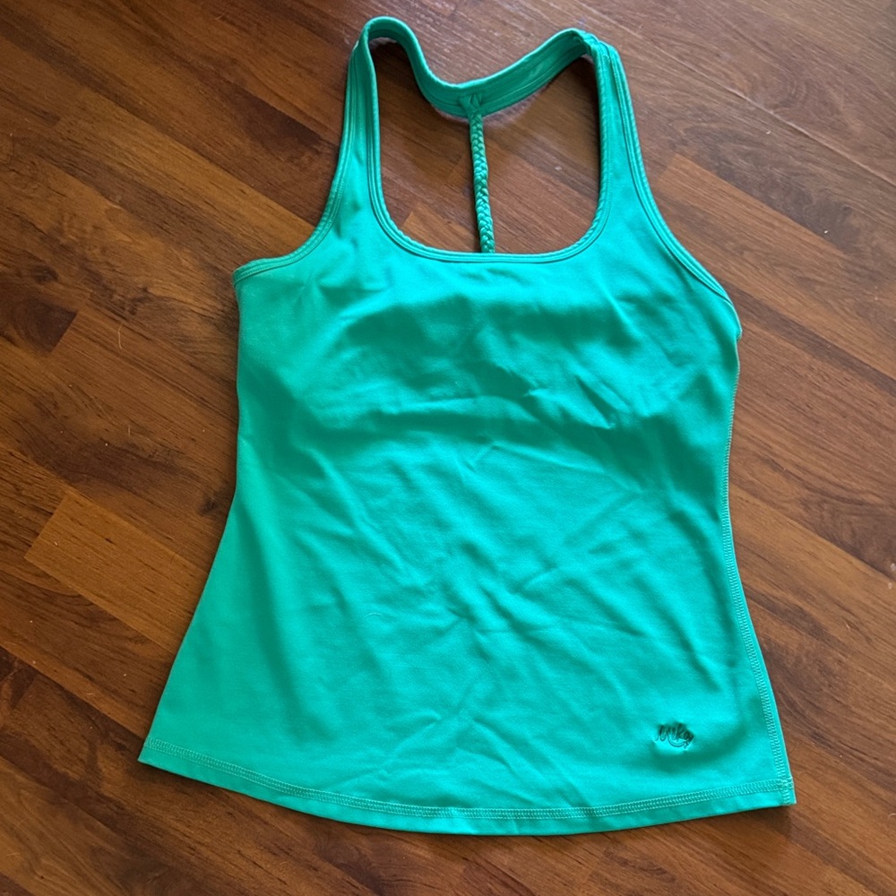 Mika Yoga Wear Turquoise Racerback Tank Top